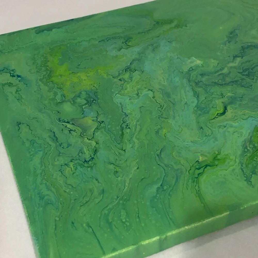 Abstract Acrylic Pour Canvas Art